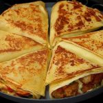 طريقة عمل كريب دجاج بصوص المشروم والكريمة