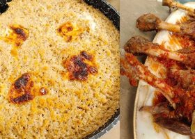 طريقة عمل أرز معمر حادق بالفراخ المتبلة والجبنة الرومى