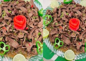 طريقة عمل كبدة اسكندرانى بصوص الرمان والنعناع