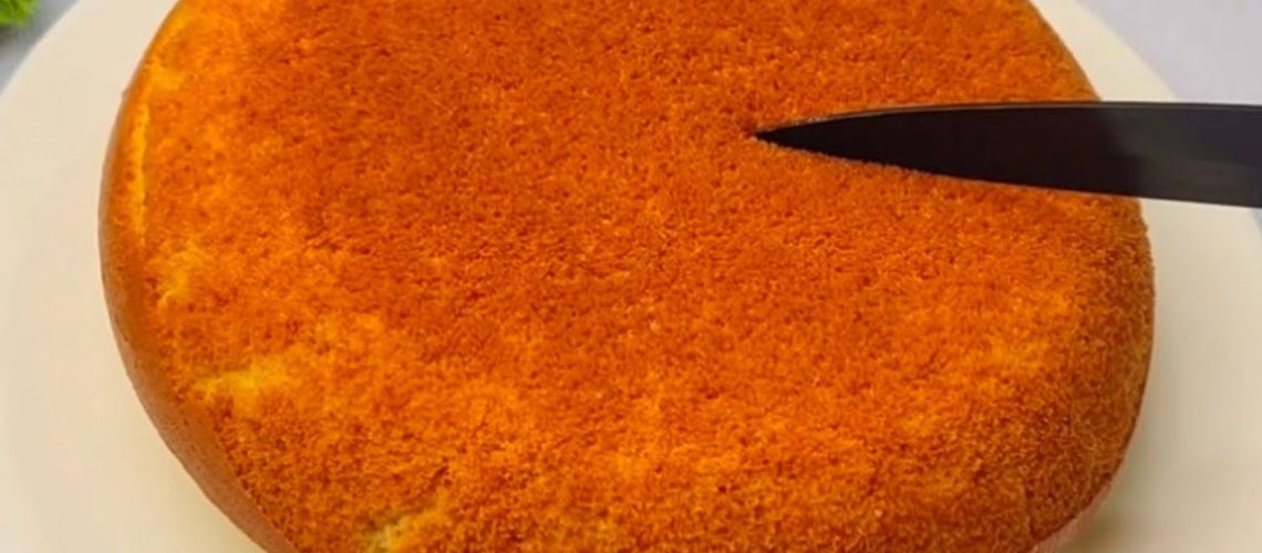 طريقة عمل كيكة اسفنجية بدون زيت