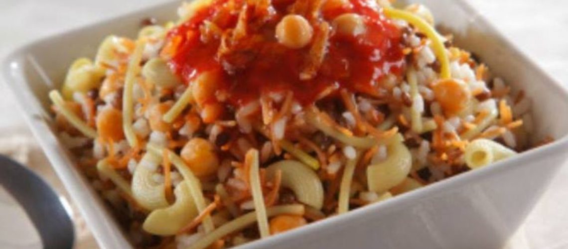 طريقة عمل كشرى بالمانجو وصوص النعناع الاخضر