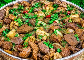 طريقة عمل كبدة الخروف المحشية بالبقدونس والثوم في الفرن
