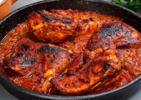 طريقة عمل الدجاج المحمر بالبهارات