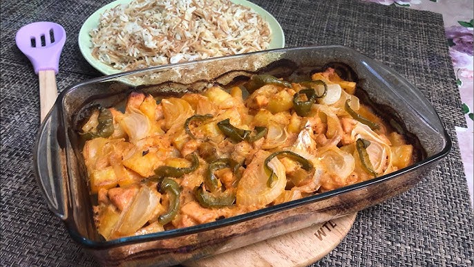 طريقة عمل طاجن بطاطس بالزعتر الاخضر وصوص الزبادى بالثوم