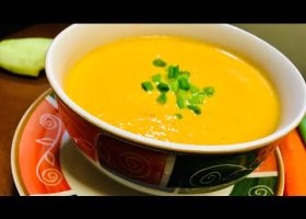 طريقة عمل شوربة جزر بالزنجبيل وحليب جوز الهند
