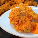 طريقة عمل دجاج مقرمش بصوص الخوخ الحار