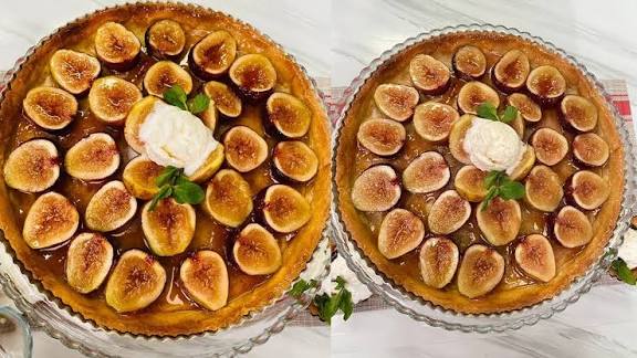 طريقة عمل ميني تارت التين والكريمة بالعسل