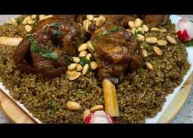 طريقة عمل فريكة بالموزات والبازلاء