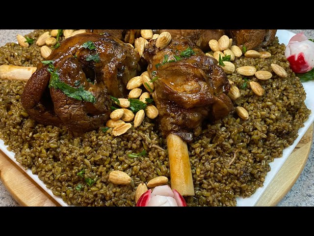 طريقة عمل فريكة بالموزات والبازلاء