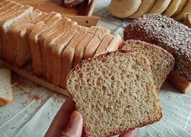 طريقة عمل خبز التوست بالقمح الكامل