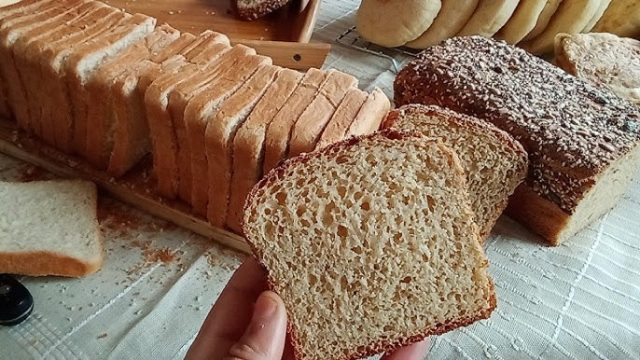 طريقة عمل خبز التوست بالقمح الكامل