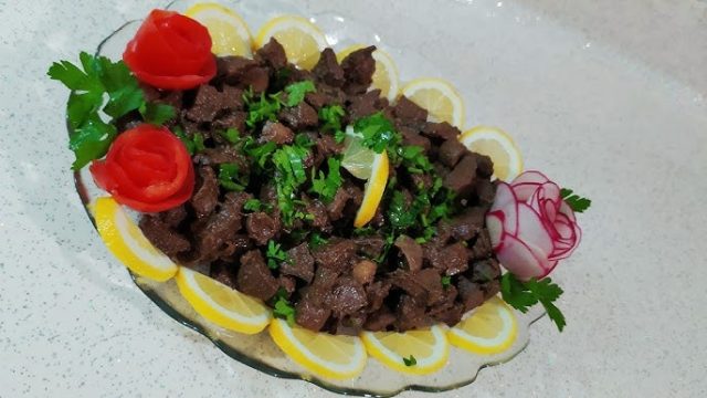 طريقة عمل كبدة الخروف لغداء العيد