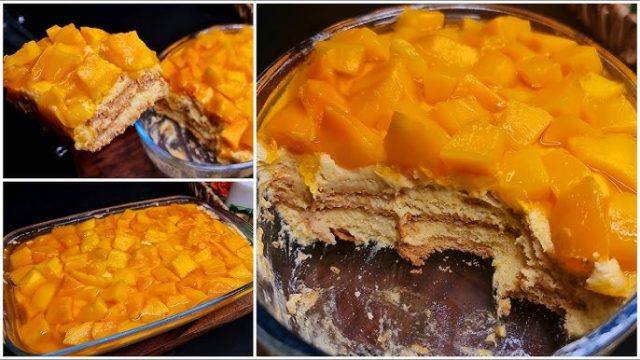 طريقة عمل كاسات التيراميسو بالمانجو و القهوة البيضاء