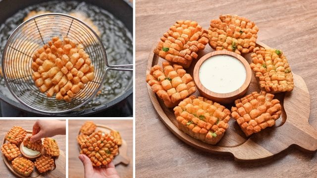 طريقة عمل بطاطس كريسبى بصوص الجبنة والفلفل الحلو