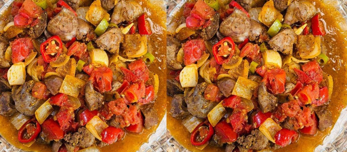 طريقة عمل الكبدة بالخضراوات للرجيم