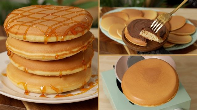 طريقة عمل بان كيك السوفليه بالكريمة والكرز