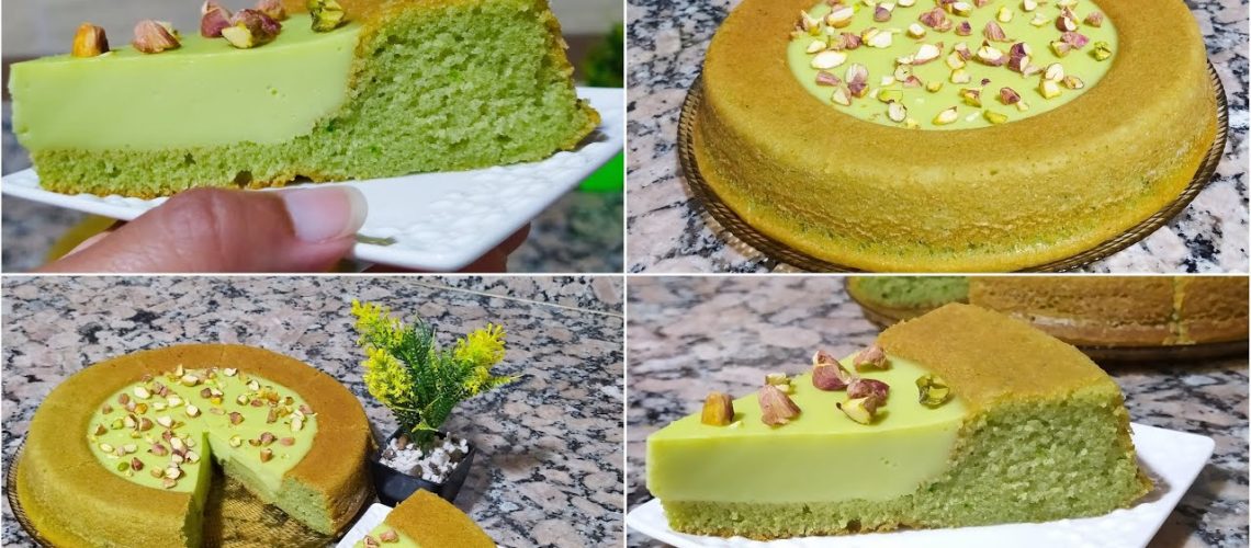 طريقة عمل تشيز كيك السحلب بالفستق و القشطة الباردة