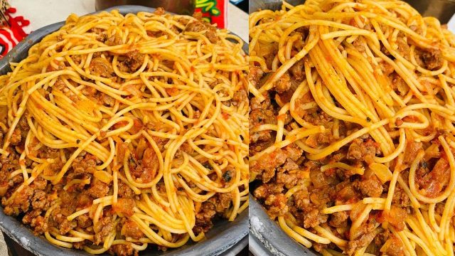 طريقة عمل اسباجيتي بصوص الليمون الأسود