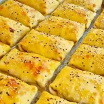طريقة عمل بف باستري بحشوة شاورما الدجاج والرمان