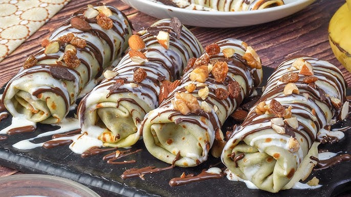 طريقة عمل رولز الكريب المحشية بكريمة الليمون والتوت