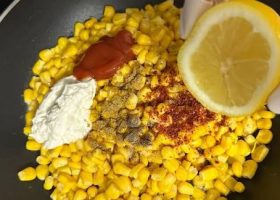 طريقة عمل كاسات الذرة الحارة بالليمون